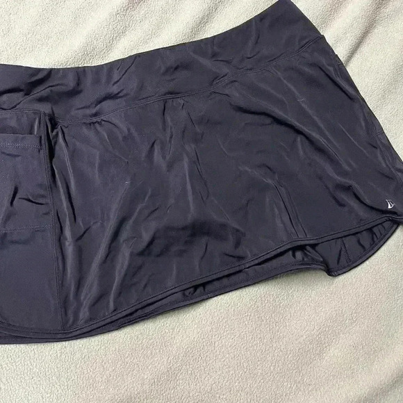 3 piece SET Tankini Top, bikini bottom & Swim Skirt Set XL - Picture 3 of 5